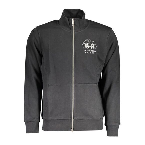 La Martina Black Cotton Men's Men's Sweatshirt